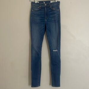 Rag & Bone Nina high-rise skinny jeans size 25